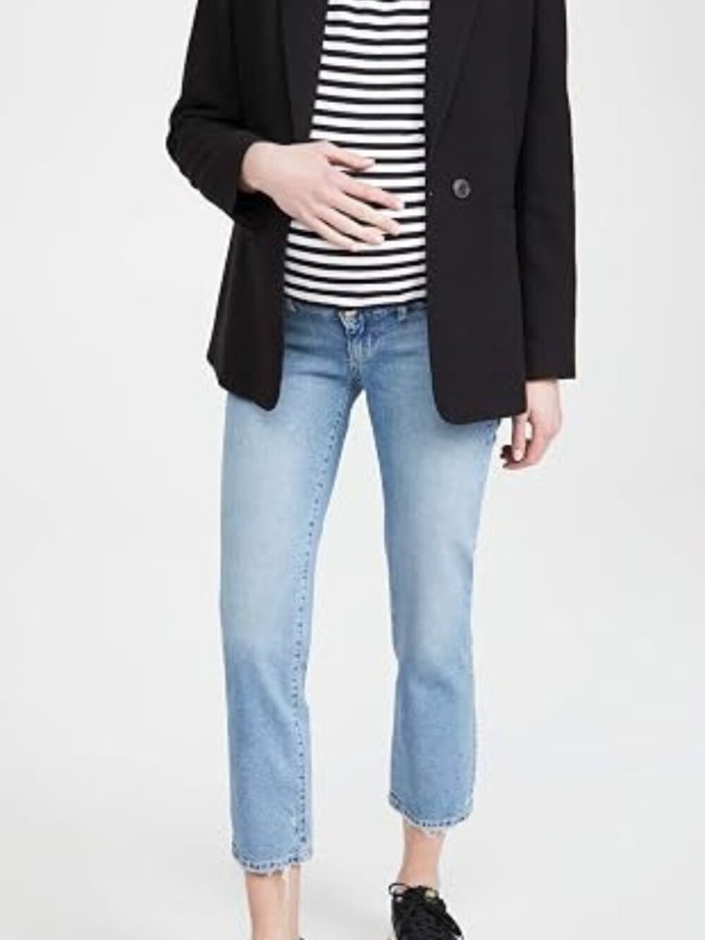DL1961 Patti Straight Maternity Ankle Jeans in Reef Size 25 GUC